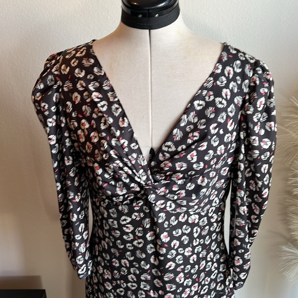 NWT Bailey44 Leopard Mid Length Dress - Picture 5 of 12